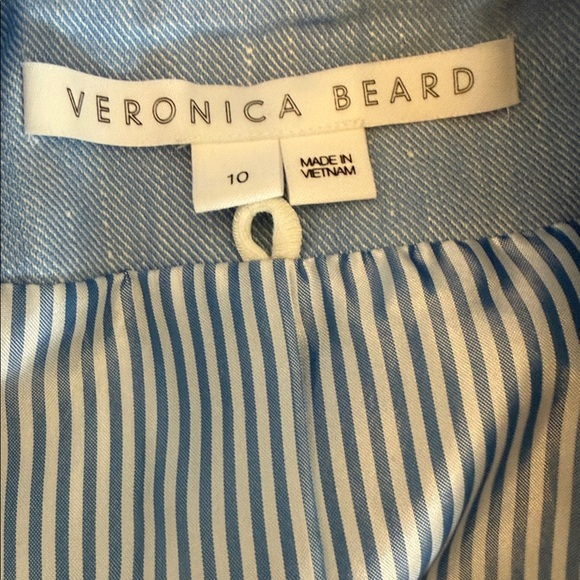 Veronica Beard Diego Blue Linen Dickey Jacket NWOT - Picture 12 of 13